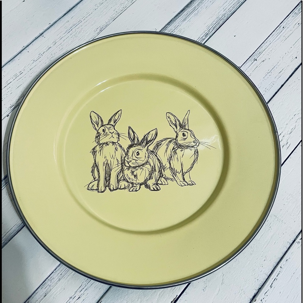 Golden Rabbit Beatrix Potter Peter Rabbit plate